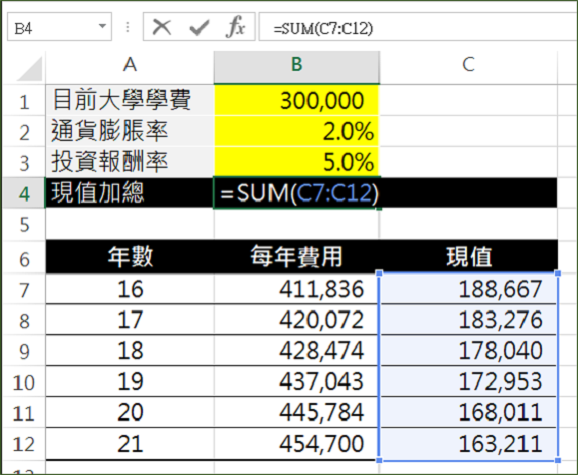 Excel實作-步驟6