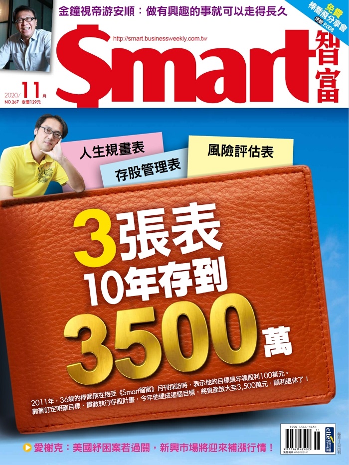 本文刊登於Smart智富月刊265期(2020 8月)